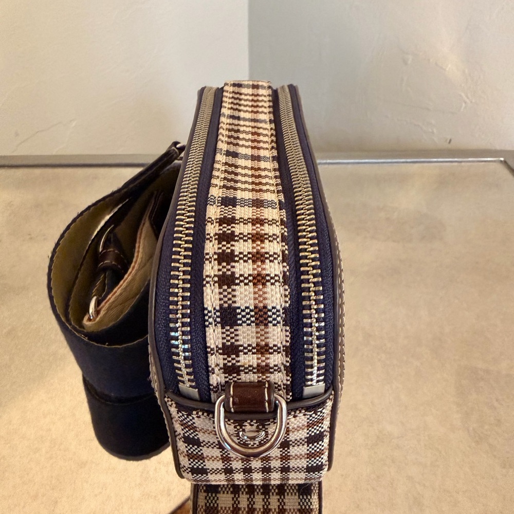 Tory Burch Miller Mini Plaid Crossbody Bag. - Picture 4 of 9